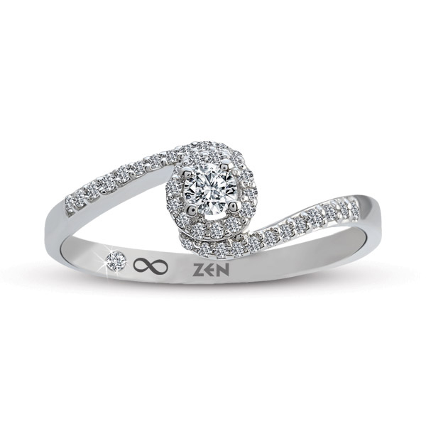 0,36ct Diamond Solitaire Ring