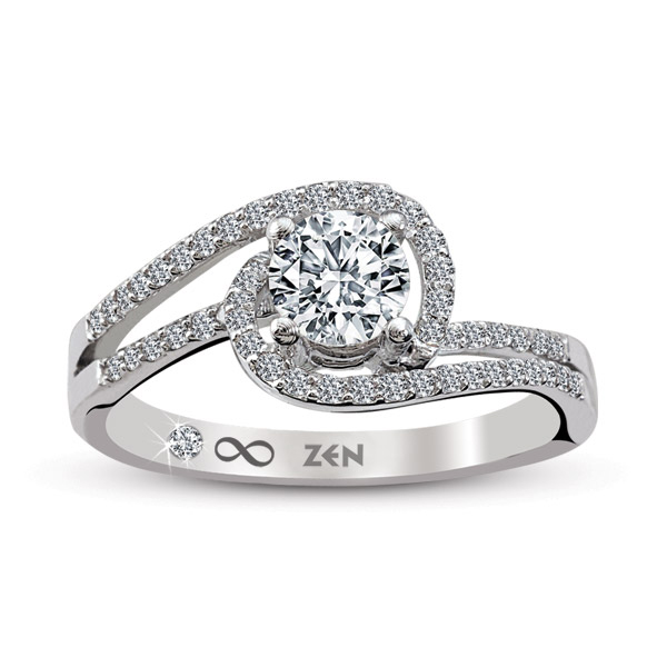 0,38ct Diamond Solitaire Ring