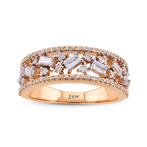 0,71ct Diamond Baguette Ring