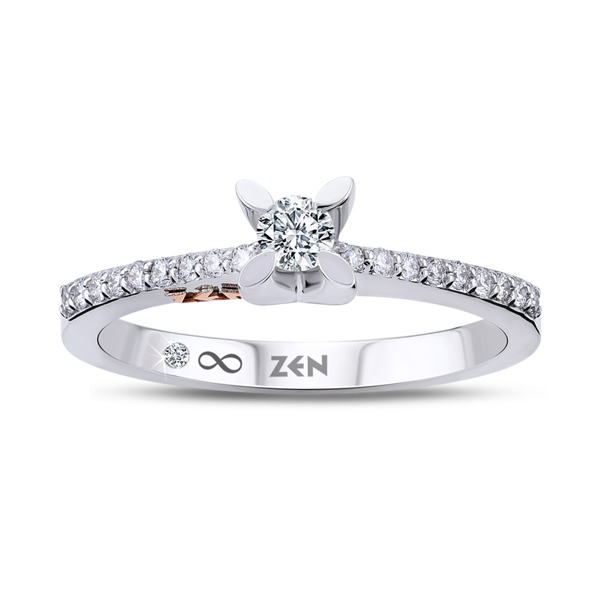 0,23ct Diamond Solitaire Ring